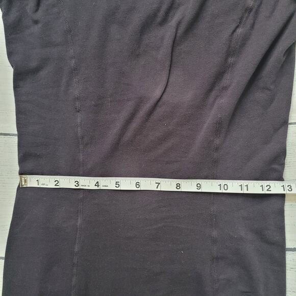 Standard James Perse	Size	2 US M Navy Bodycon 3/4 Sleeve Midi Dress Minimalist - Picture 6 of 10